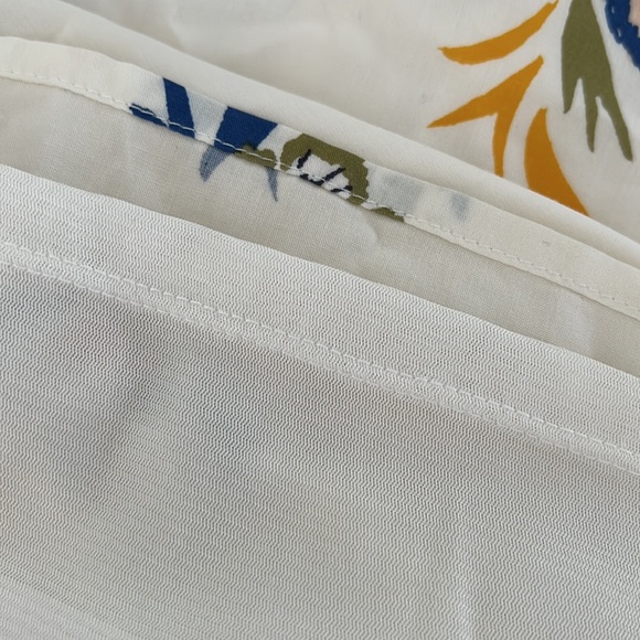 New Floral Tie-Sleeve Shift Dress lined size Medium - Picture 8 of 9